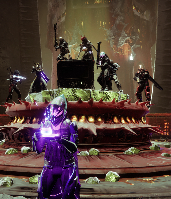 Strategic Unicorns clan members gathered in Destiny 2